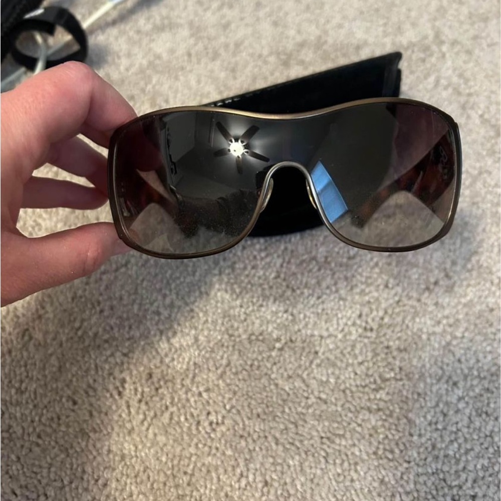 Marc by Marc Jacobs Shield Bronze Tortoise Shell Sunglasses Circa 2009/2010